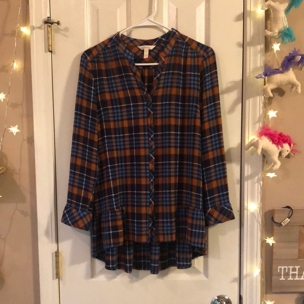 Matilda Jane flannel shirt